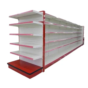 Department Store Cabinet-Style Supermarket Gondola Display Shelf with Double Ends