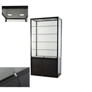Design Wood Glass showcase for Home