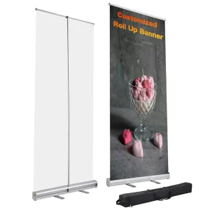 Desserts Advertising Display Roll up Banner Support Portable Retractable Roll up Support Display For Promotion