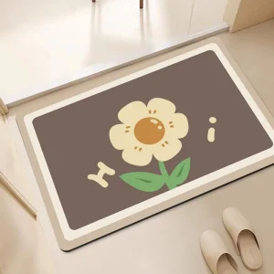 Diatom Mud Super Absorbent Anti-Slip Quick-Drying Indoor Mat