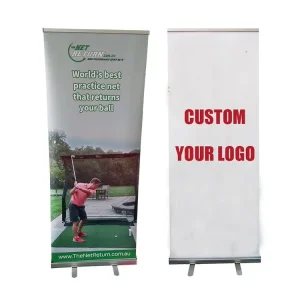 Digital Advertising 80 x 200 cm 85 x 200 cm Outdoor Mobile Roll-Up Banner Stand