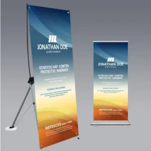 Digital Printing Custom Portable X Banner Stand, Easy Assembly