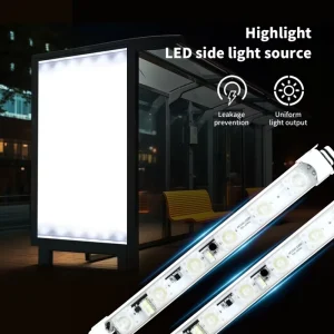 Diguang Ip62 Edge Light 220V Banner Light Box Double Sided Bar Led For Advertising Fabric Light Box
