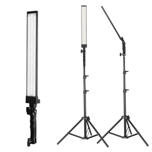 Dimmable 5500K Handheld LED Photography and Video Fill Light Kit for 360 Photo Booths
