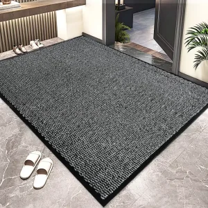 Dirty Resistant Floor Mat Entry Door Mat Cut Velvet Thickened Absorbent Easy Care Carpet Foot Mat Anti Slip Mat Modern