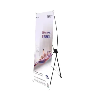 Disassembling Freestanding Custom-Designed X Banner Stand with 80 x 180cm Banners