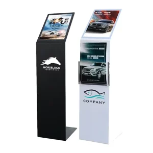 Display Rack for Car Showroom Metal A4 Floor Brochure Display Stand