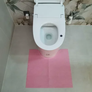 Disposable Water-Absorbing Anti-Slip Toilet and Bathroom Floor Mat Set