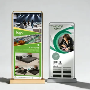 Door shaped 80x180cm Aluminum Alloy Roll Up Portable Floor to Floor Outdoor Banner Stand Display Rack Poster Billboard Tool Free