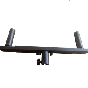 Double Adjustable Black Surround Speaker Bracket Stand