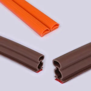 Double D Profile Self adhesive Silicone Sealing Strip shock absorbing Anti collision and Sound insulating
