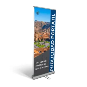 Double-Sided Factory Direct Retractable Banner Stand for Retail Stores and Promotions
