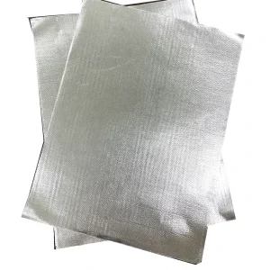 Double Sided Fireproof Aluminum Foil Fiberglass Cloth Sarking Radiant Barrier for Attic Insulation