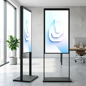 Double-Sided Floor-Standing LCD Digital Signage with Android and High Brightness Display