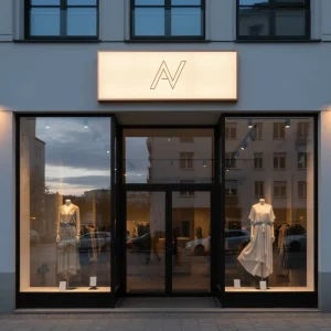 Double-Sided Illuminated Acrylic LED Advertising Light Box Sign for Storefronts