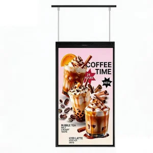 Double-Sided LCD Floor-Standing Window Display with High Brightness and Android
