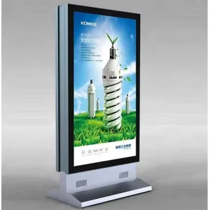 Double-Sided Outdoor LED Light Box Display Stand