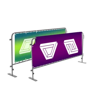 Double Sided Portable Outdoor Polyester Barricade Mesh Waterproof Lightweight Crowd Control Barrier Fencing