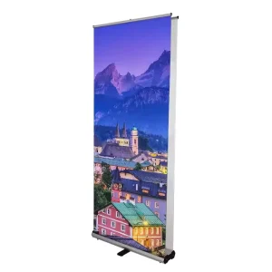 Double Sided Retractable Pull-Up Banner Stand with Graphic Printing