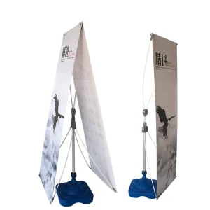Double-Sided Wind- and Water-Resistant Outdoor X Banner Stand