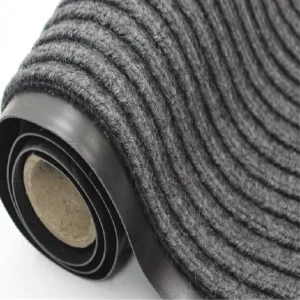 Double Stripe Carpet Non-slip PVC TPE Entry Door Mat