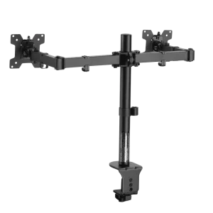 Dual-Arm Tilt Desktop Monitor Stand for VESA 100 x 100 and up to 8 kg