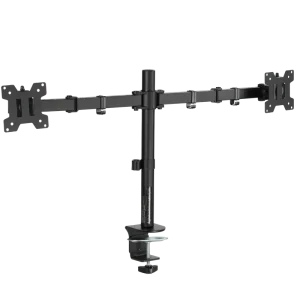 Dual-Arm Tilt Desktop Monitor Stand for VESA 100 x 100 and up to 8 kg