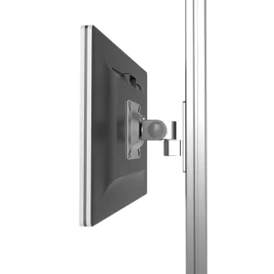 Dual-Use Universal Rotary Suspension Wall Mount Display Bracket for 40×40 Industrial Aluminum Profiles