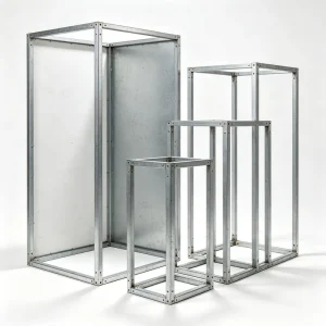Durable Aluminum Frame for Photo Booth Enclosure Custom Size Metal Support Frame