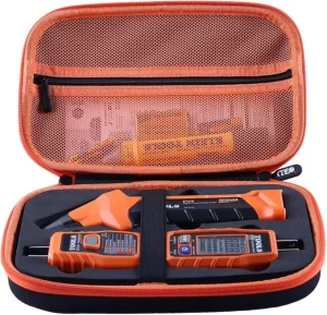 Durable Classic Simple EVA Tool Case Zipper Closure Waterproof Scratch Resistant Large Capacity Leather Design Portable Tote for