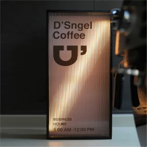 Durable Custom Logo Illuminated Commercial Advertising Light Box