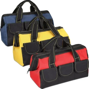 Durable Heavy Duty Tool Bag Working Tool Bag with Multiple Compartments for Men