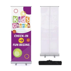 Durable Strong Roll up Banner Custom Free Design Retractable Convenient Stand Water Proof Banner and Trade Show Roll up Banner