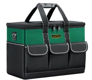 Durable and Sturdy Electrician Specific Multifunctional Portable Polyester Waterproof Canvas Double Handle Tool Storage Bag