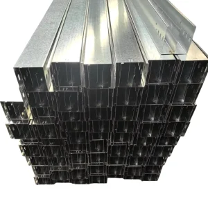 Dustproof Fully Enclosed Metal U Trough Cable Tray with Matching Cover