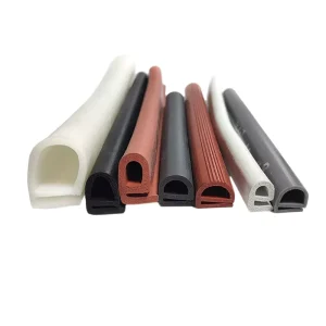 E-Type Rubber Sealing Strip for Mechanical Equipment Joint Filling Anti-Collision and High-Temperature Resistance