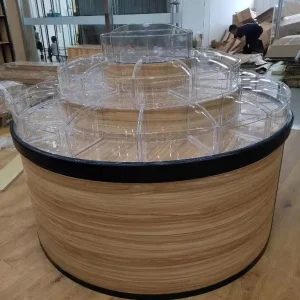 ECOBOX High Quality Supermarket Display Table Rack Display Stand For Bulk Food Display