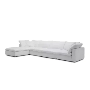 EKL Customizable Convertible Indoor Sofa Set Comfortable Leisure Relax Furniture for Living Room or Villa Upholstered