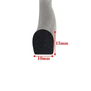 EPDM Half-Round Foam Self-Adhesive Waterproof Sealing Strip