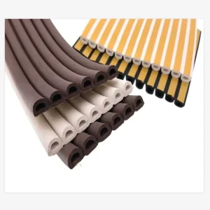 EPDM Rubber Foam U Shape Self Adhesive Door Window Sealing Strip Sponge Custom Cut Soundproof Anti Collision Gasket Qinglong