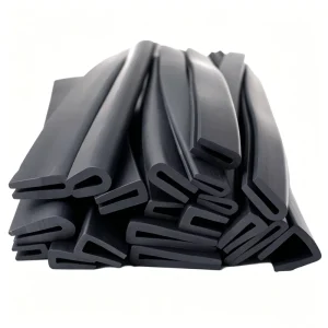EPDM Rubber U-Shaped Edging and Sealing Strip, Wear-Resistant and Waterproof