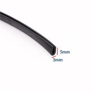EPDM Rubber U shaped Edge Banding Anti collision Strip Industrial Door and Window Glass Edging Strip with Cutting Service