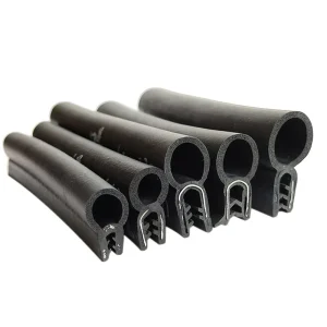 EPDM U shaped Top Foam Sealing Strip for Dust Water and Collision Prevention