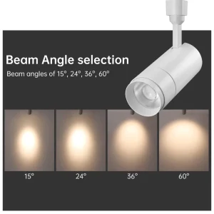 ETL CE RCM Certified Dimmable CCT COB LED H/J-Type Track Light 10W 20W 30W 3000K 4000K 6000K