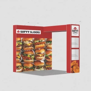 Easy Installation SEG Light Box Modular Stand Fabric Exhibition Portable Expo Booth Trade Show Led Booths Display Banner