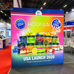 Easy Set Foldable Tradeshow Booth Collapsible Aluminum Frame SEG Fabric Expo Promotion Custom LED Backlit Light Box Pop Display