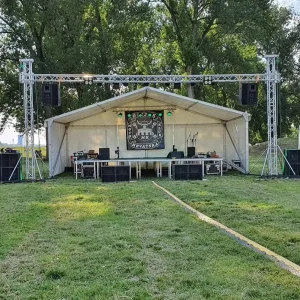 Easy to Install Outdoor Performance Stage Lighting Aluminum Trusses