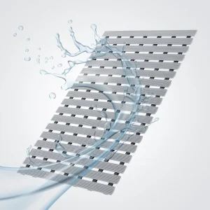 Eco-Friendly PVC Bath Mats Anti-Slip Hollow Toilet Floor Mat for Kitchen, Bathroom, Swimming Pool