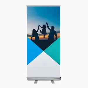 Eco Friendly Roll up Standee Banner Stand Digital Printing 80x200cm 85x200cm Poster Fabric for Advertising Events