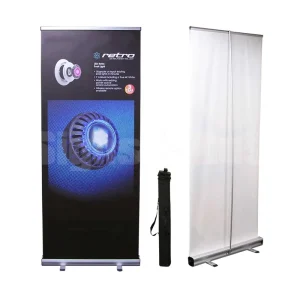 Eco Indoor Display Roll up Banners Stand Portable Retractable Display for Advertising and Promotion Roll Up Banner